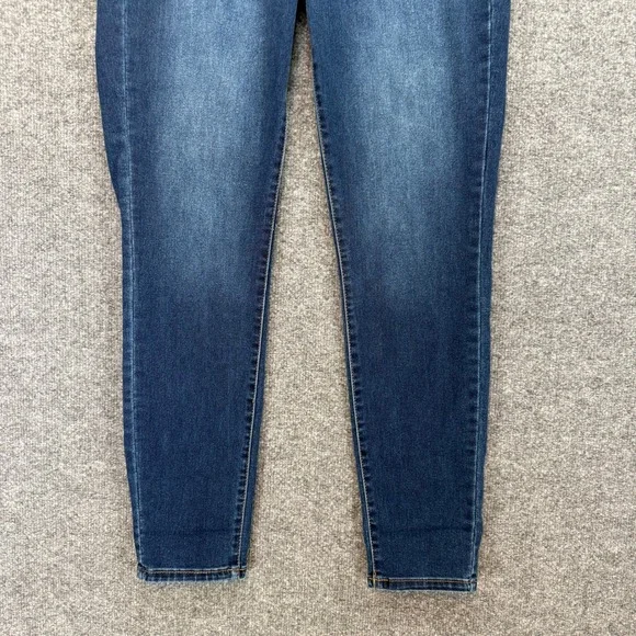 Curve Appeal Jeans Womens 8 Dark Blue Curve Creator High Rise Skinny Denim - Picture 2 of 12